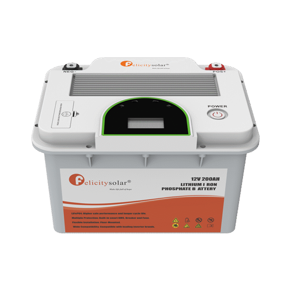 FELICITY FLA12200 Battery 2.56KWh-12.8V-200Ah