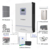 TECHFINE Inverter 5.5Kwh - 48V Hybrid, Dual Output, Parallel