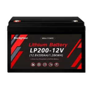 TECHFINE Lithium Battery 2.202Kw-12.8V-200Ah